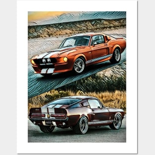 Shelby GT500 Posters and Art